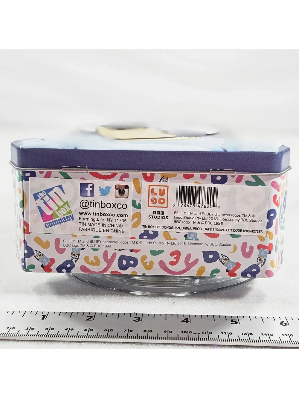 Bluey Head Shaped Tin Bluey 10 Piece Pencil Case Set Bluey Bundle NEW